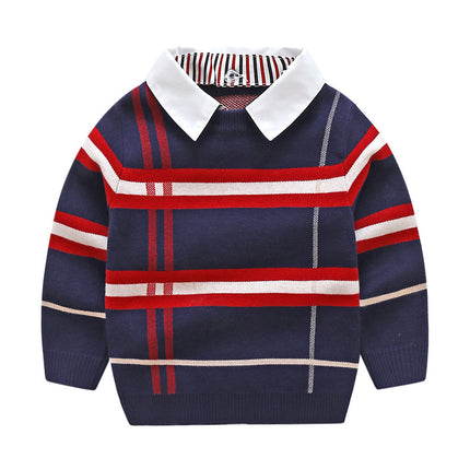 Cotton Pullover Sweater for Boys