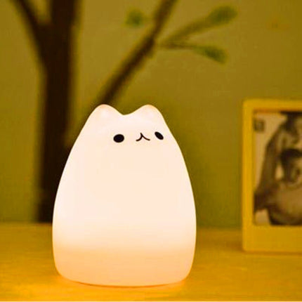KittyGlow Soft Silicone Night Light