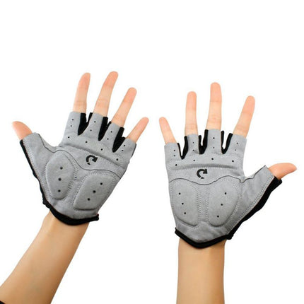 MOKE Short Finger Cycling Gloves – Anti-Sweat, Quick-Dry & Shock-Resistant Bike Gloves