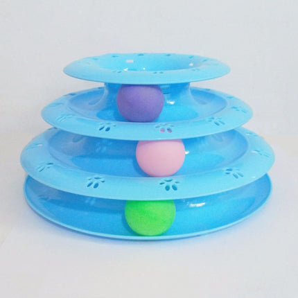 Cat Turntable Educational Interactive Toy – Spinning Play for Cats
