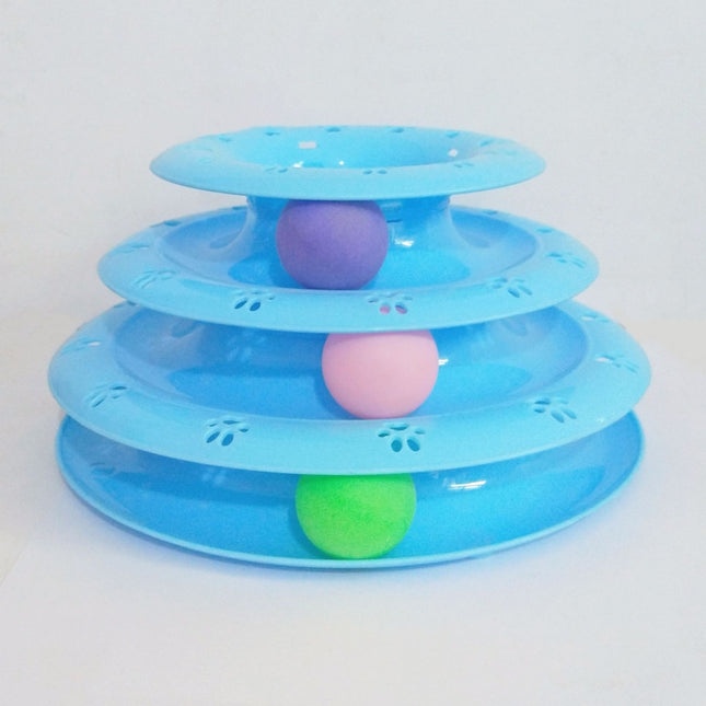 Cat Turntable Educational Interactive Toy – Spinning Play for Cats