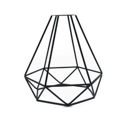 Minimalist Hollow Iron Table Lamp – Creative Wine Bottle Design with Copper Wire Lights
