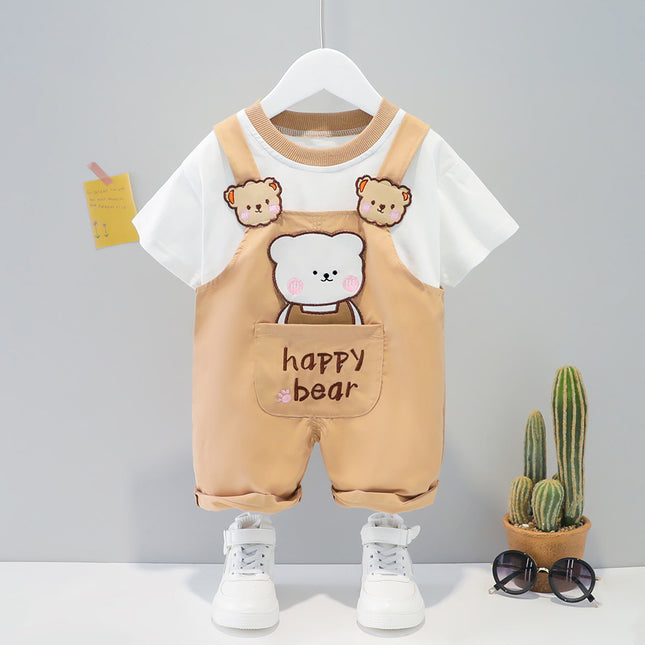 Baby Cartoon Strap Suit