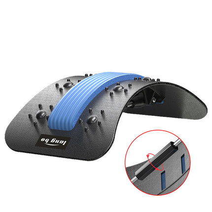 Adjustable Magnetic Back Massager – Lumbar Stretcher & Pain Relief Device