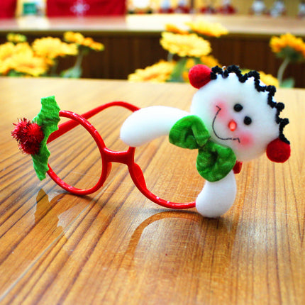 Christmas Party Glasses Frames – Santa, Snowman, Antlers & Rabbit Ears (Plastic + Fabric)