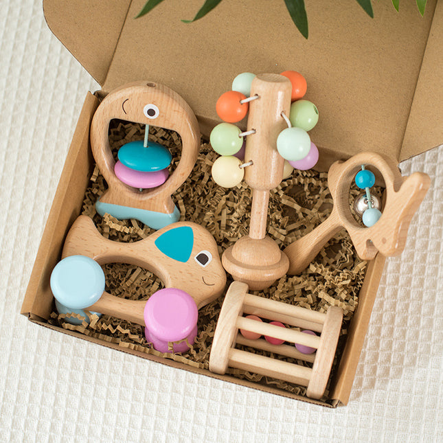 Wooden Handbell 5-Piece Set