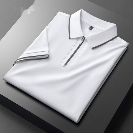 Slim Fit Cotton Blend Casual T-Shirt – Short Sleeve