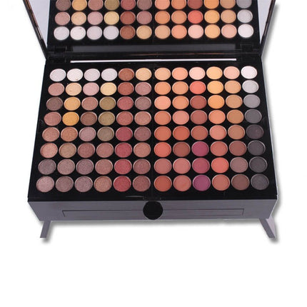 180-Color Professional Makeup Palette – All-in-One Eyeshadow, Blush & Contour Kit