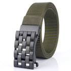 Nylon Weaving Belt with Rectangular Alloy Automatic Buckle