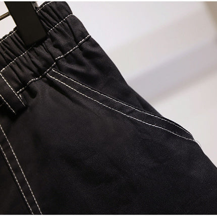 Casual Plus-Size Cotton Shorts