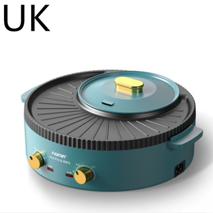Multifunctional Hot Pot & BBQ One-Piece Cooker – Medium Electric Grill & Shabu Pot (Model M2)