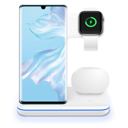3-in-1 Wireless Charging Station for Phone, Watch & Earbuds