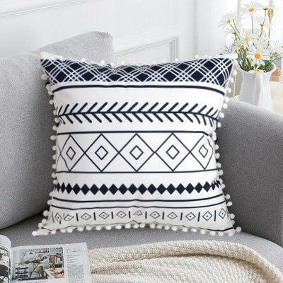 Bohemian Throw Pillow Cover – Decorative Cushion Case for Living Room