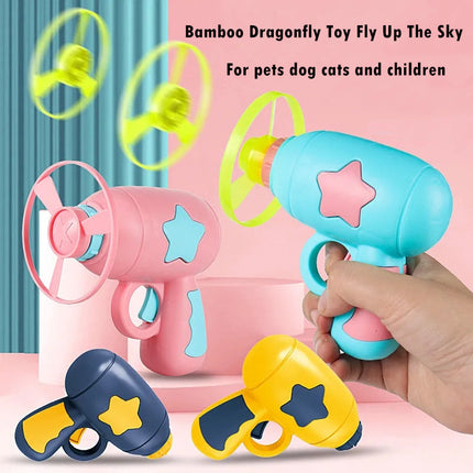 Super Saucer Launcher Disc Shooter Toy – Set of 1 Gun & 3 Flying Discs
