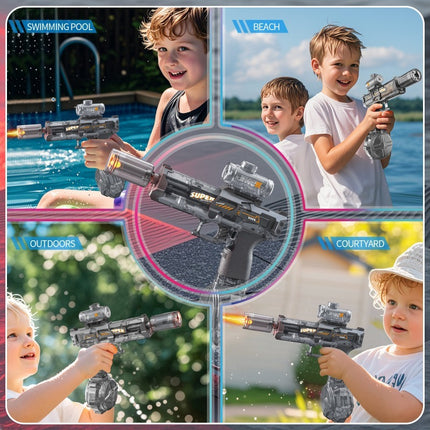 LED Lights Electric Water Gun