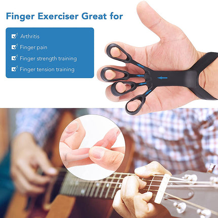 Silicone Finger Grip Exerciser – Hand Strength & Arthritis Trainer