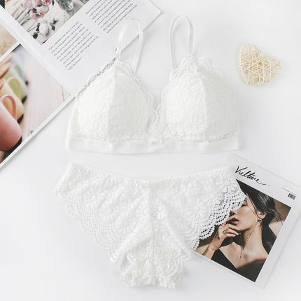 Princess Lace Thin Mold Cup Bra Set