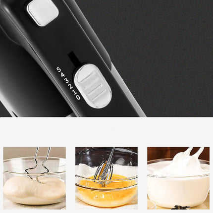 800W Handheld Electric Whisk – 5-Speed Mixer for Baking, Cream, and Milkshakes