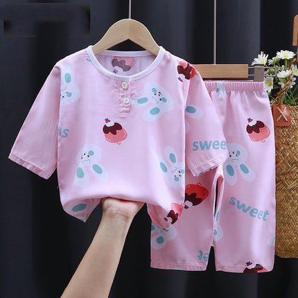 Children's Cartoon Pajama Set