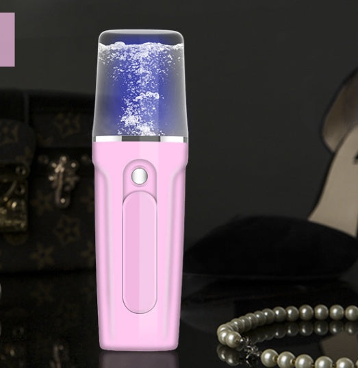 2-in-1 Nano Mist Facial Sprayer with 2200mAh Power Bank – Deep Hydration & Portable Skincare Device