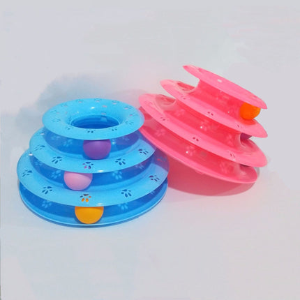 Cat Turntable Educational Interactive Toy – Spinning Play for Cats