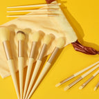 13 Yellow Cloth Bags