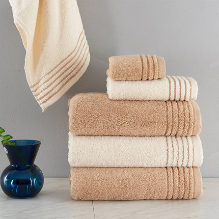 Pure Cotton Towel Set – Soft Absorbent Towels in Multiple Sizes