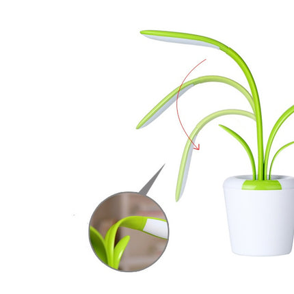 PlantGlow Touch LED Rechargeable Table Lamp