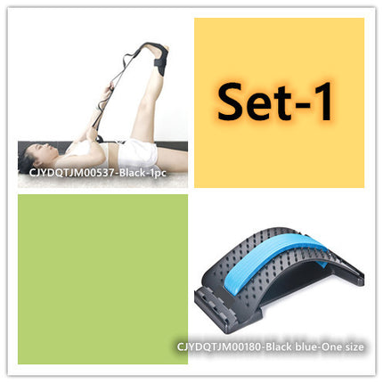 Adjustable Magnetic Back Massager – Lumbar Stretcher & Pain Relief Device