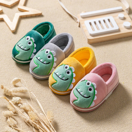 Cartoon Animal Suede Cotton Shoes for Kids