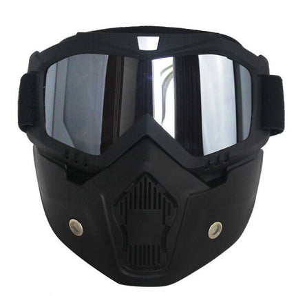 Tactical Protective Goggles – Reinforced PC Lens, Anti-Impact Riding & Motorcycle Helmet Eyewear