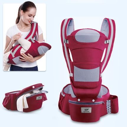 3-in-1 Baby Carrier with Large Capacity and Long Back Panel
