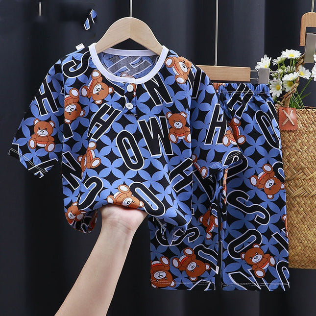 Children's Cartoon Pajama Set