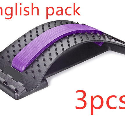 Adjustable Magnetic Back Massager – Lumbar Stretcher & Pain Relief Device