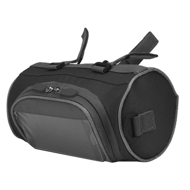 Rainproof Bicycle Handlebar Phone Bag – Multi-Function Front Storage Bag with Touchscreen Window