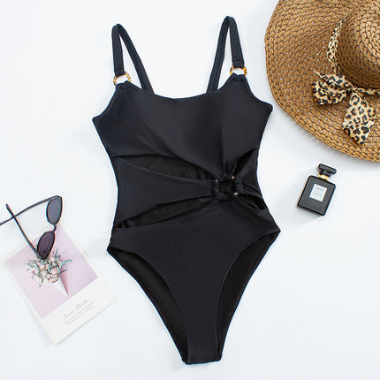 Women's Hollow-Back One-Piece Swimsuit
