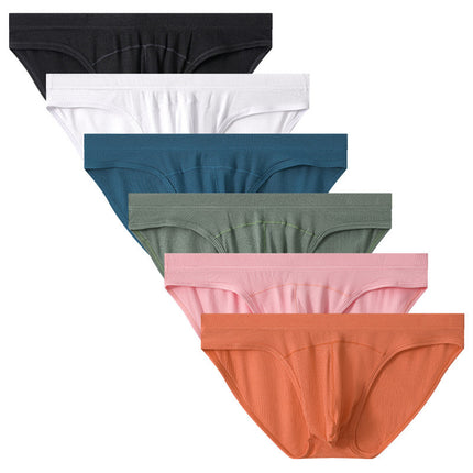 Men’s Low-Waist Nylon Hip-Lifting Underwear