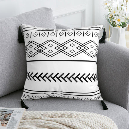 Bohemian Throw Pillow Cover – Decorative Cushion Case for Living Room