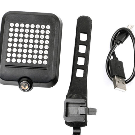 Intelligent Bicycle Tail Light with Turn Signals – USB Rechargeable Smart Brake & Steering Lamp