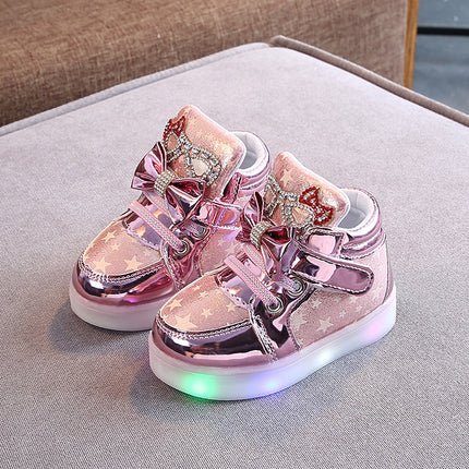 LED Shoe Magic Button