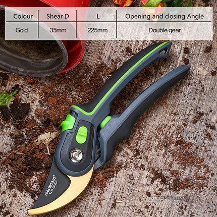 Heavy-Duty Garden Pruning Shears – Ergonomic Metal Branch Cutter
