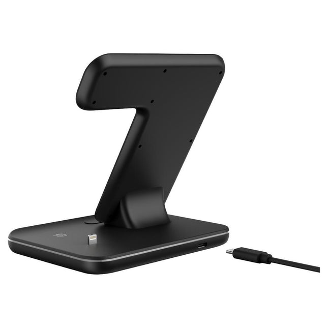 3-in-1 Wireless Charging Station for Phone, Watch & Earbuds