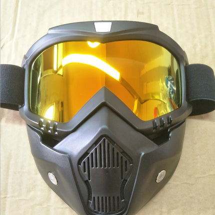Tactical Protective Goggles – Reinforced PC Lens, Anti-Impact Riding & Motorcycle Helmet Eyewear