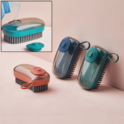Multifunctional Automatic Liquid Cleaning Brush – Soft Shoe & Laundry Brush for Household Cleaning