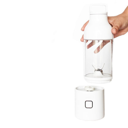 USB Rechargeable Portable Juicer – 600ml Glass Blender Bottle with Single Blade