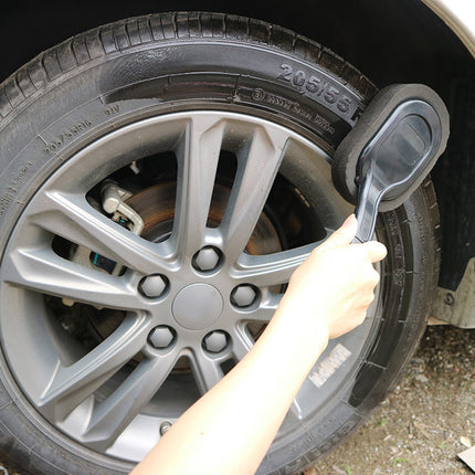 Car Tire Waxing Brush with Long Handle – Sponge Applicator