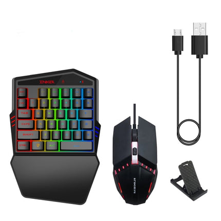 HXSJ K99 Bluetooth Gaming Keyboard Throne with Mouse – Mobile FPS Control Set (4.2 Bluetooth)