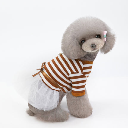 Cotton Teddy Bear Small Dog Pet Skirt