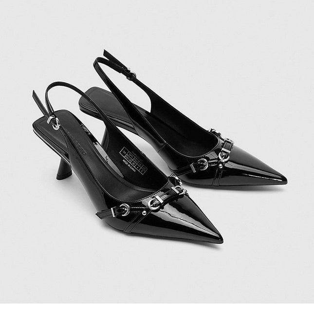 Women's Casual Round-Toe PU Leather Shoes