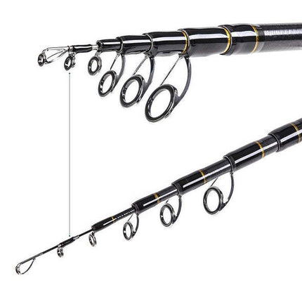 Flame Carbon Telescopic Rod for Sea Fishing
